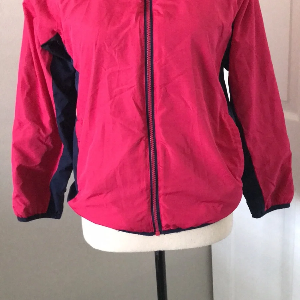 Eddie Bauer Girls' Lightweight Reversible Hooded Fleece Jacket | M 10-12